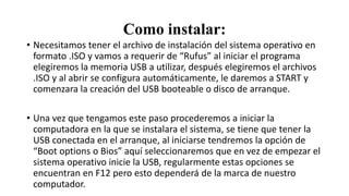 Instala y configura software | PPTX
