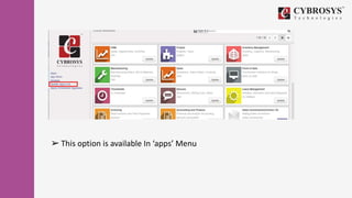 ➢ This option is available In ‘apps’ Menu
 