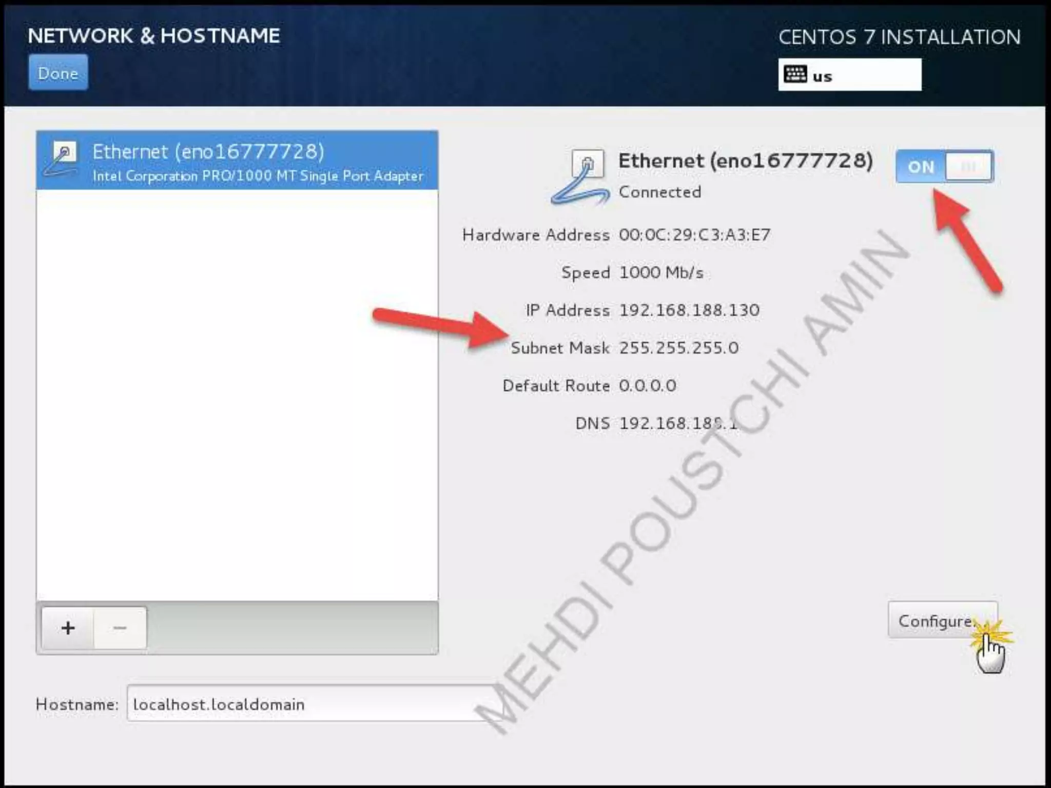 Install Linux CentOS 7.0