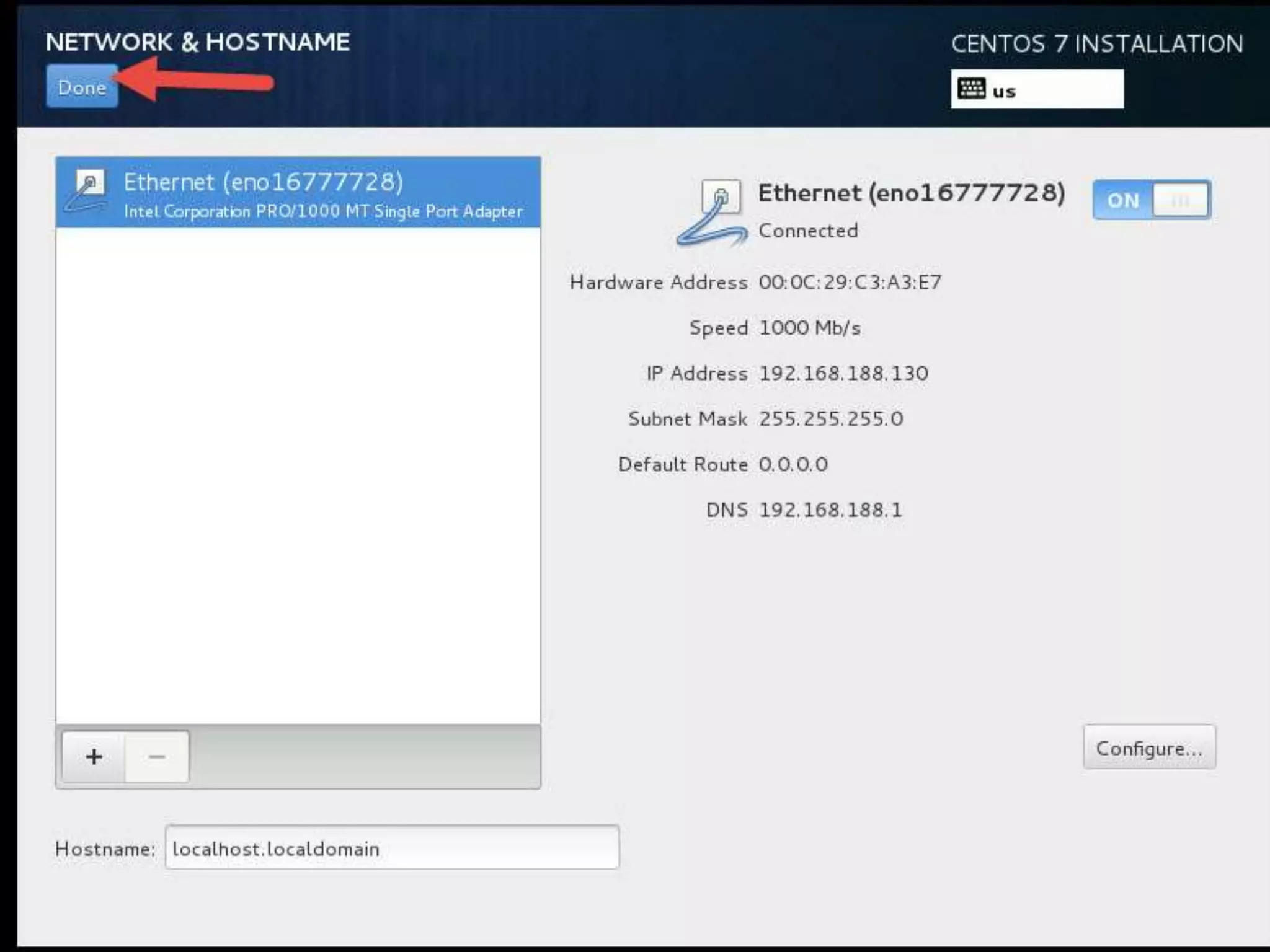 Install Linux CentOS 7.0