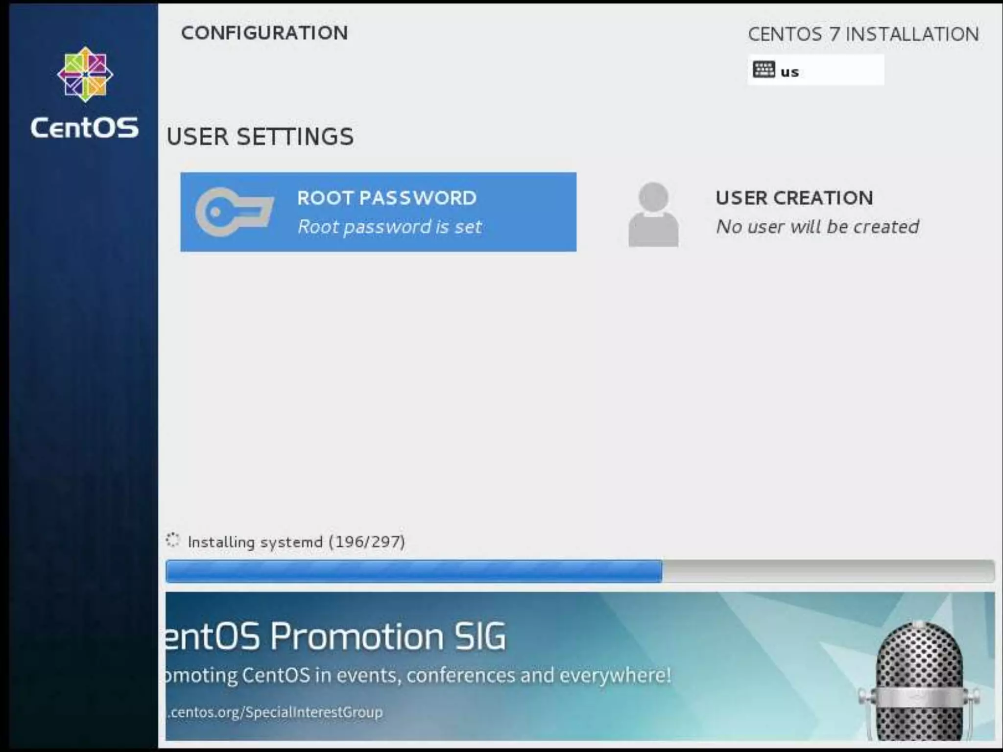 Install Linux CentOS 7.0