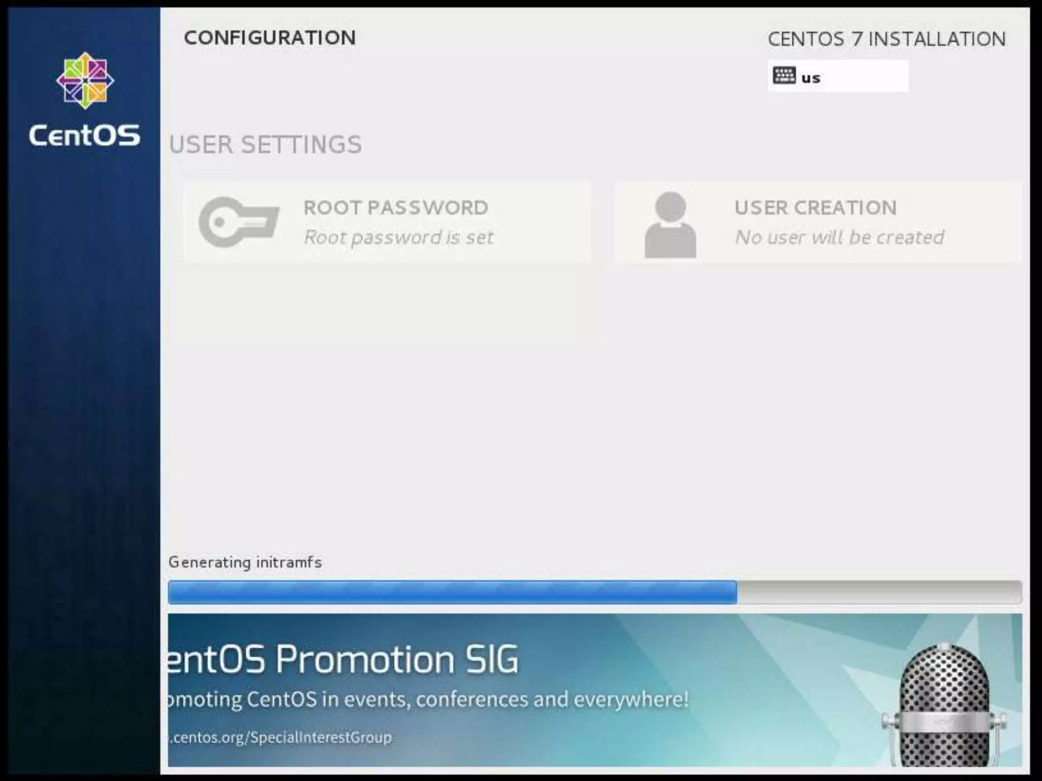 Install Linux CentOS 7.0