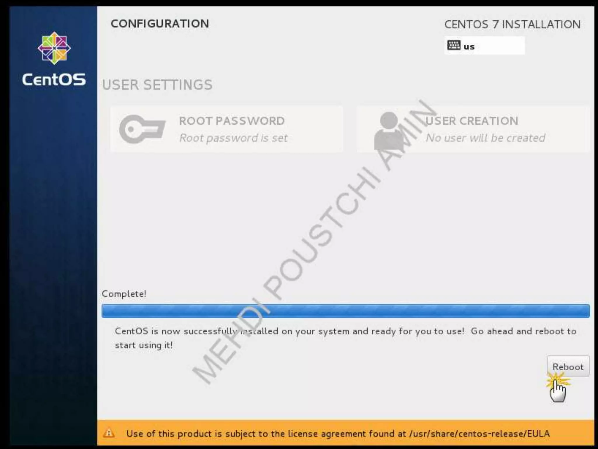 Install Linux CentOS 7.0