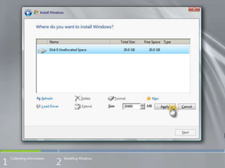 Install Windows Server 2008 Step-by-Step