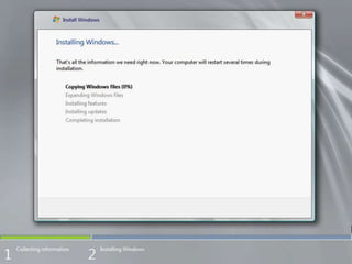 Install Windows Server 2008 Step-by-Step