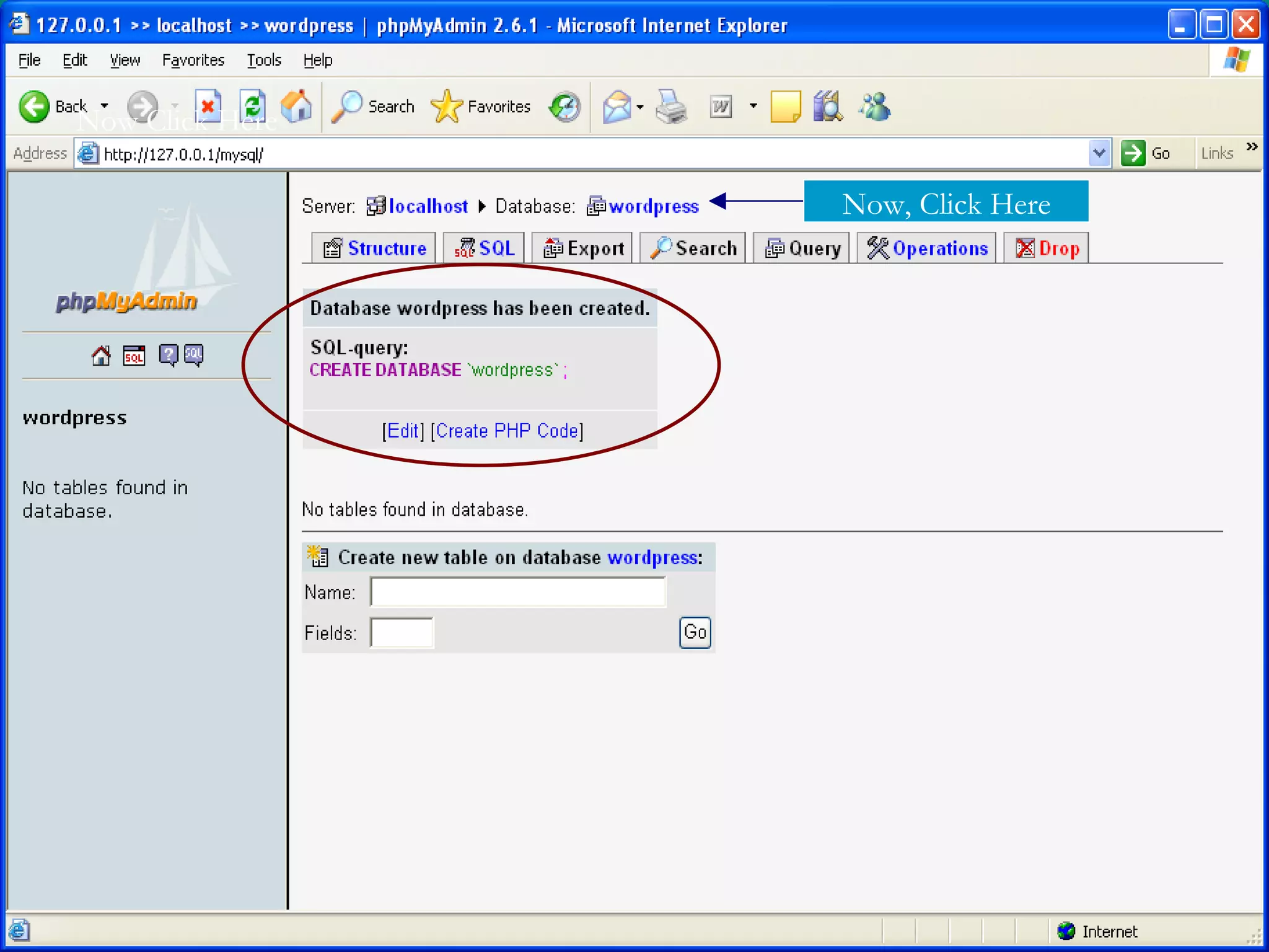 Now Click Here Now, Click Here 