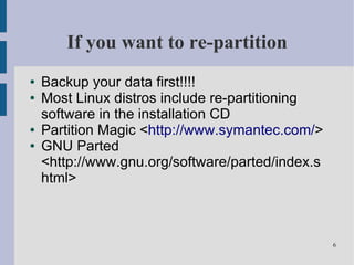 Installing Linux: Partitioning and File System Considerations | PDF ...