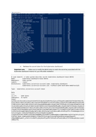 Install a micro k8s single node cluster of kubernetes on windows 10 | PDF