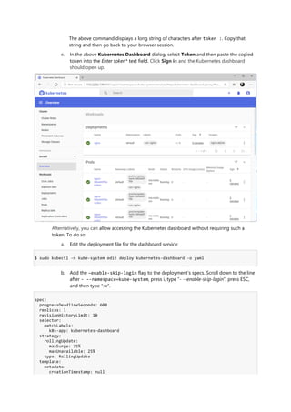Install a micro k8s single node cluster of kubernetes on windows 10 | PDF