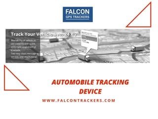 Install an efficient automobile tracking device