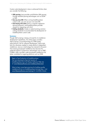 Shell vs. Java: Overcoming the Challenges of Shell Scripting for UNIX ...