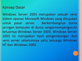 Installasi windows server 2003 | PPT
