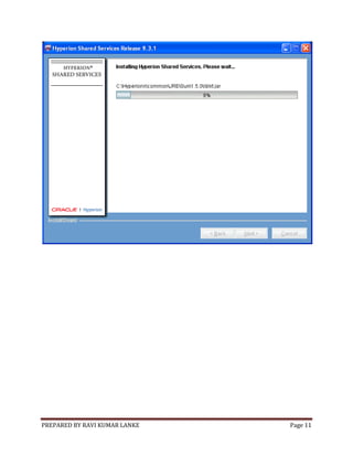Installation and configuration of hyperion planning system 9.3.1 | PDF