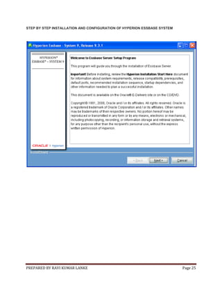 Installation and configuration of hyperion planning system 9.3.1 | PDF