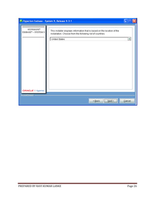 Installation and configuration of hyperion planning system 9.3.1 | PDF