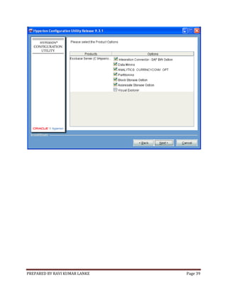 Installation and configuration of hyperion planning system 9.3.1 | PDF