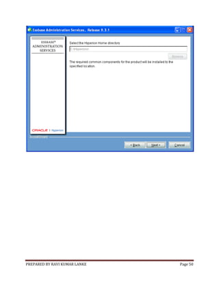 Installation and configuration of hyperion planning system 9.3.1 | PDF