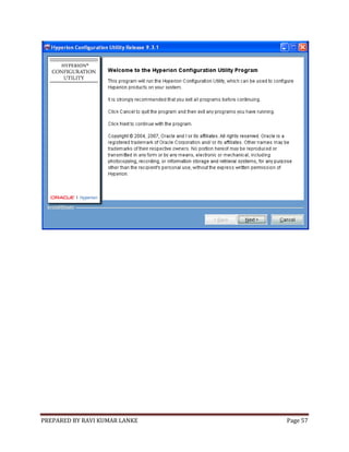 Installation and configuration of hyperion planning system 9.3.1 | PDF