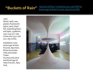 She received her BA from Sarah Lawrence College in New York, and earned her MFA from the Rhode Island School of Design in 1989. 