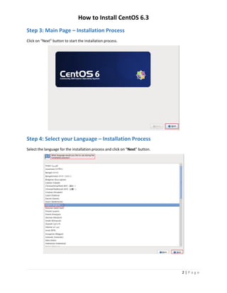 Installation CentOS 6.3 | PDF