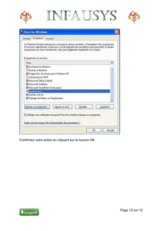 Confirmez votre action en cliquant sur le bouton OK




                                                      Page 12 sur 12
 