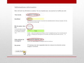 Installation et configuration wordpress
