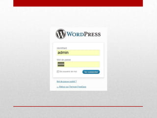 Installation et configuration wordpress