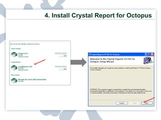 4.  Install Crystal Report for Octopus 