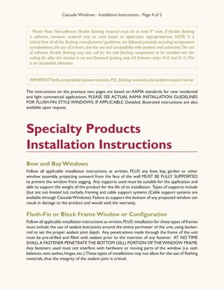 Installation Instructions | PDF