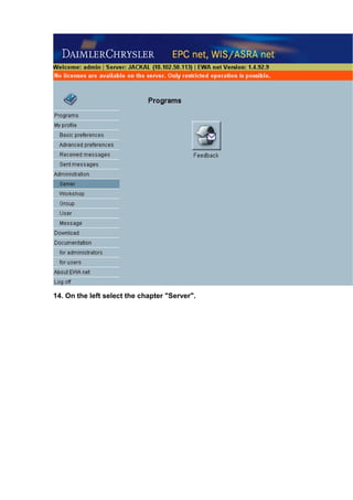 Mercedes Benz MB STAR WIS EPC software installation | PDF