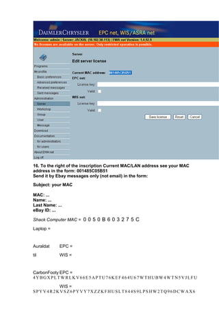Mercedes Benz MB STAR WIS EPC software installation | PDF
