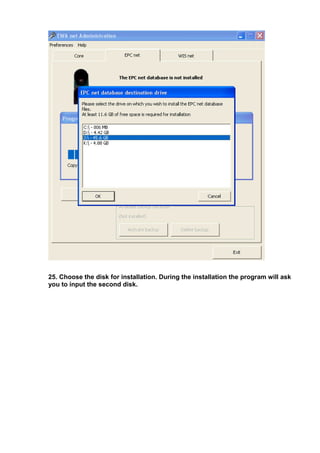 Mercedes Benz MB STAR WIS EPC software installation | PDF