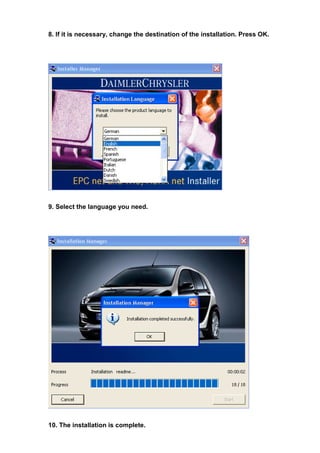 Mercedes Benz MB STAR WIS EPC software installation | PDF