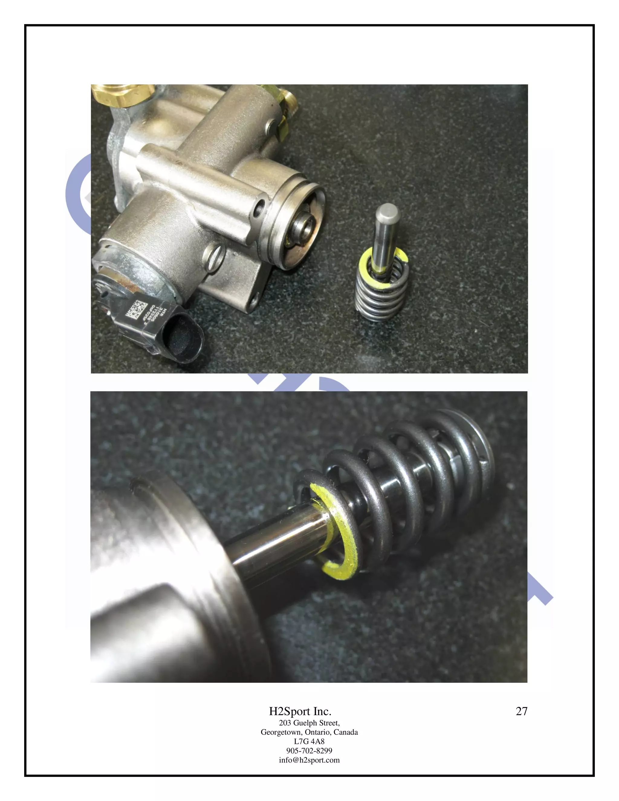 H2Sport Inc.                27
     203 Guelph Street,
Georgetown, Ontario, Canada
         L7G 4A8
       905-702-8299
     info@h2sport.com
 