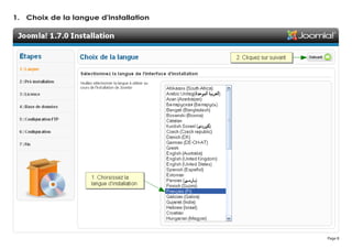 1. Choix de la langue d'installation




                                       Page 8
 