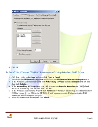 Installation of Active Directory on Windows 2000 Server | PDF