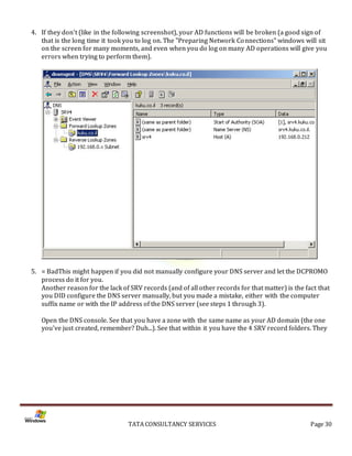 Installation of Active Directory on Windows Server 2003 Server | PDF