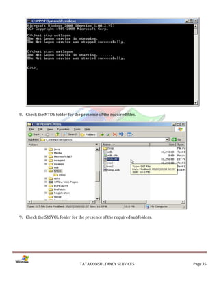 Installation of Active Directory on Windows Server 2003 Server | PDF