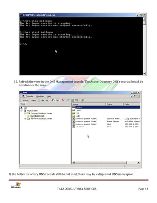 Installation of Active Directory on Windows Server 2003 Server | PDF