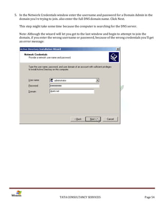 Installation of Active Directory on Windows Server 2003 Server | PDF
