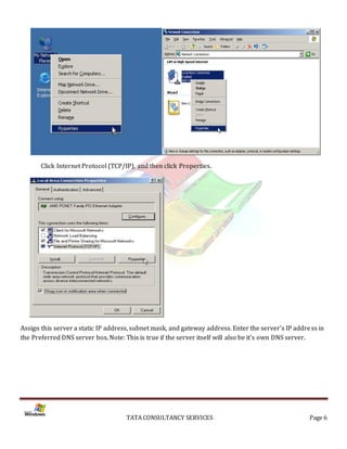 Installation of Active Directory on Windows Server 2003 Server | PDF