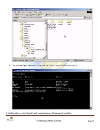 Installation of Active Directory on Windows Server 2003 Server | PDF