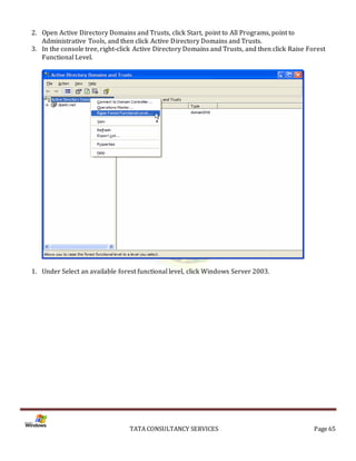 Installation of Active Directory on Windows Server 2003 Server | PDF