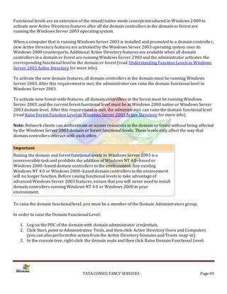 Installation of Active Directory on Windows Server 2003 Server | PDF