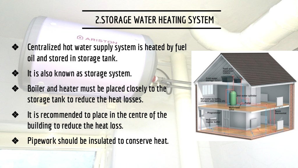 BS 1 Installation of hot water supply for hotel