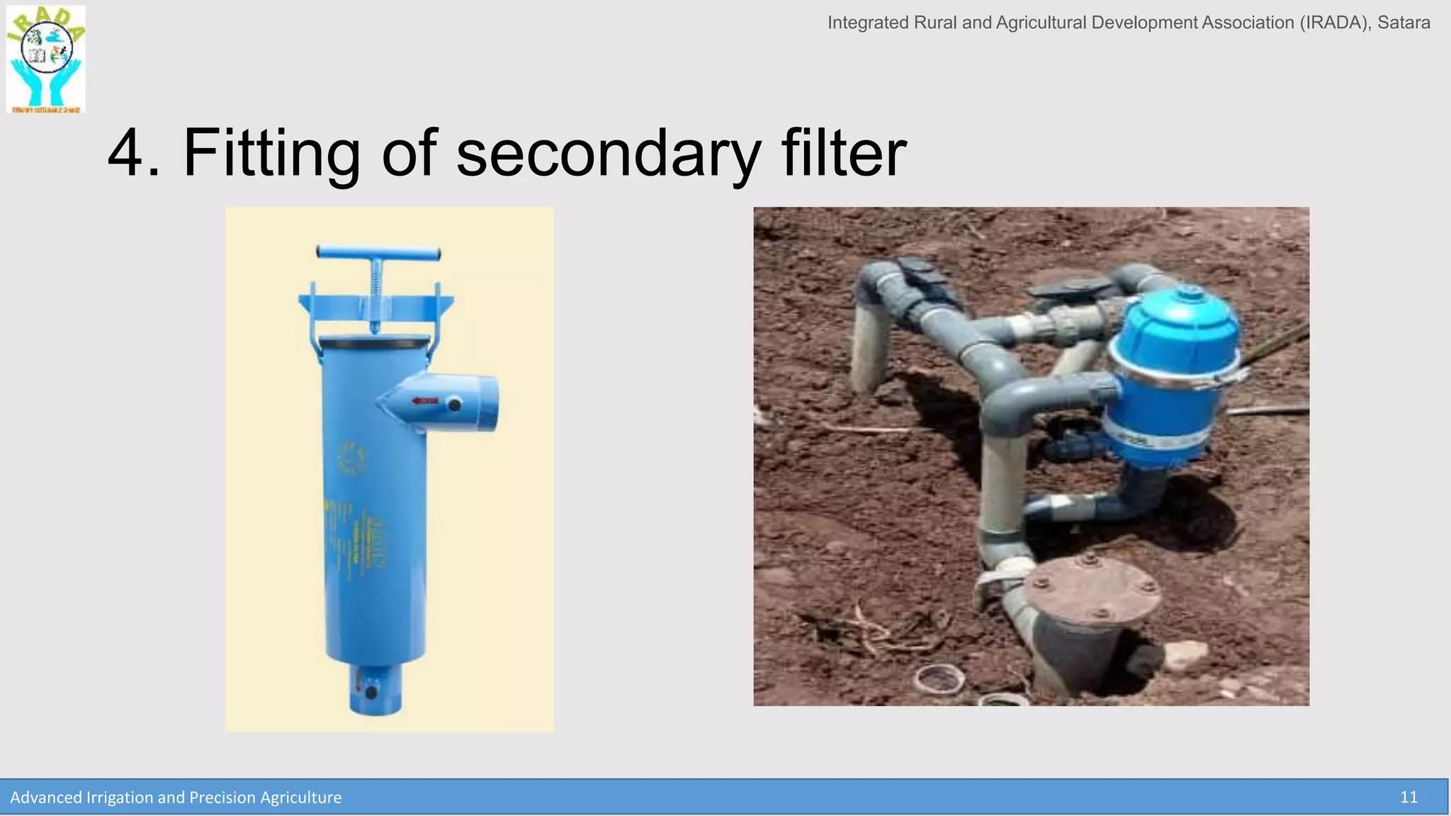 Installation of modern irrigation system | PPTX