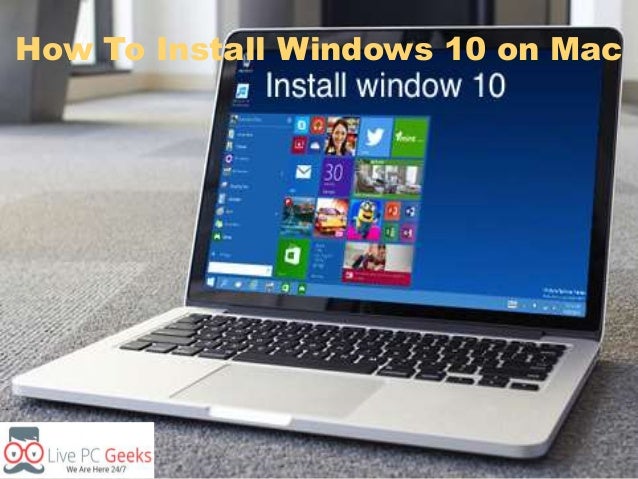 how to install windows 10 on macbook