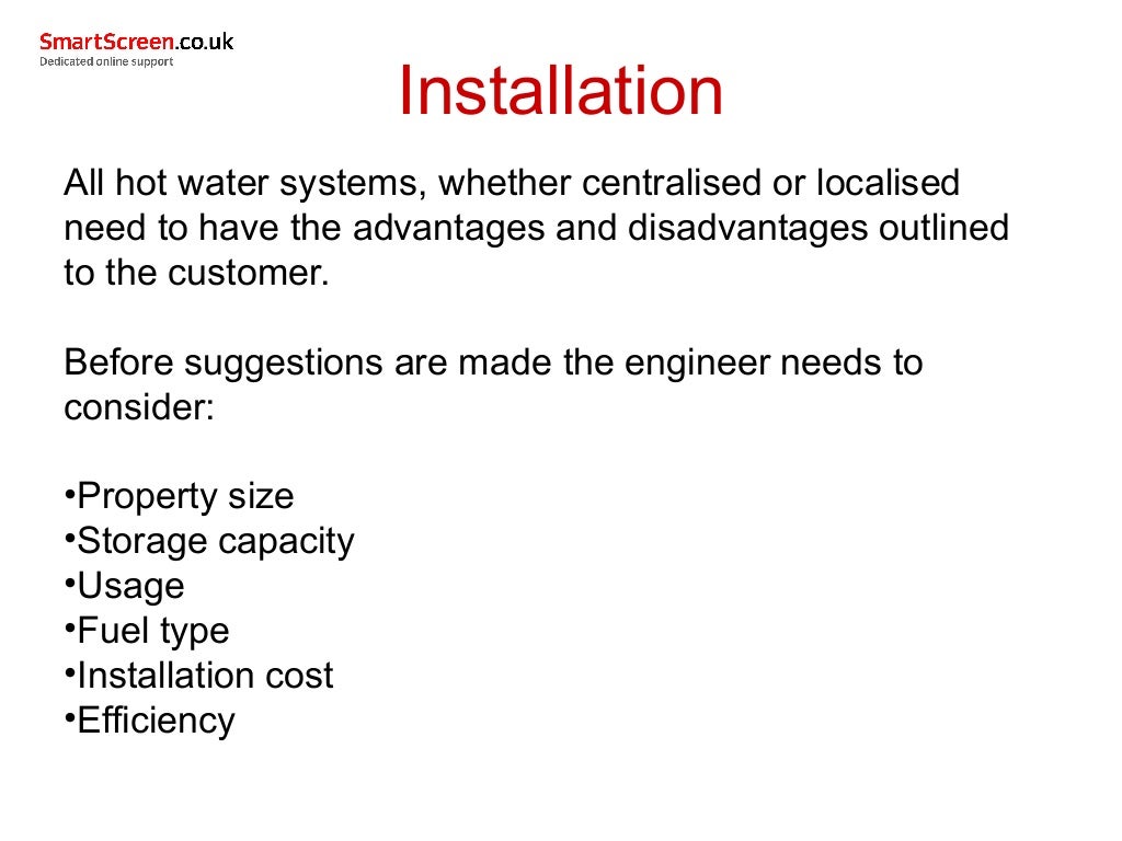 Installation requirements