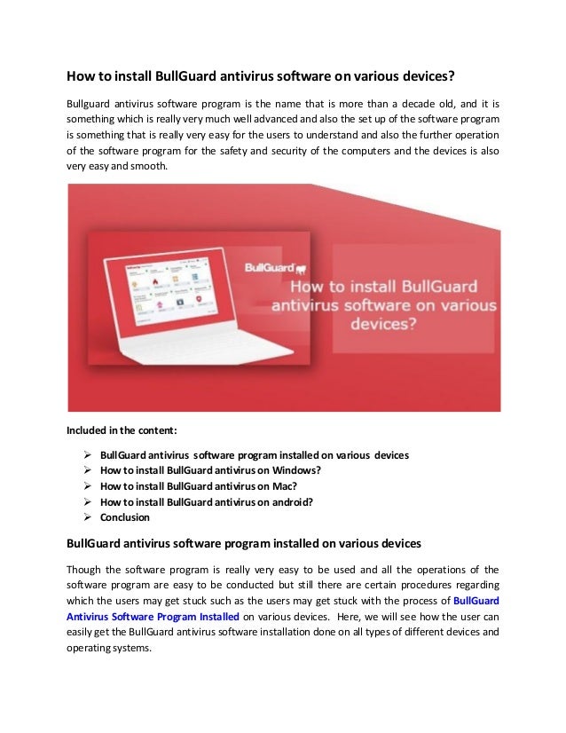 How To Install Bullguard On Another Computer? – EFNFA