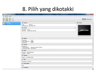 8. Pilih yang dikotakki
 